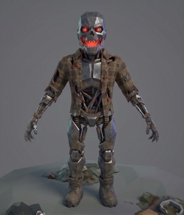 Machine-skeleton